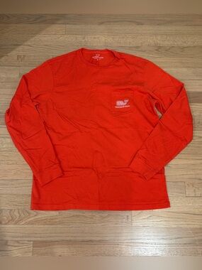 Men’s Vineyard Vines “I Whale You” Long Sleeve T-Shirt, Size Medium